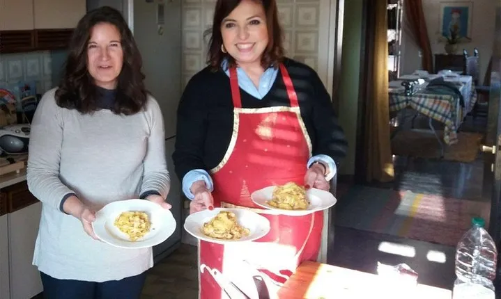 Pasta mama, Home cooking lessons at Grazia's house