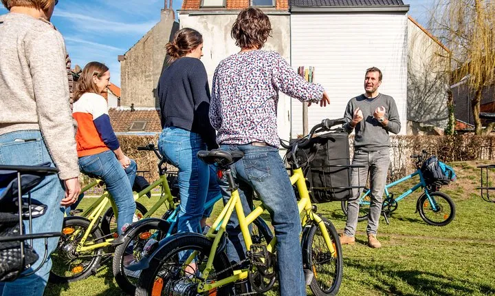 Bicycle tour in historic Ghent