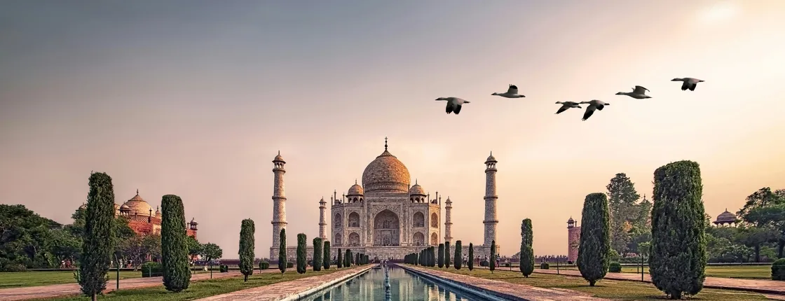 Taj Mahal and Agra Fort private day tour by train from Delhi