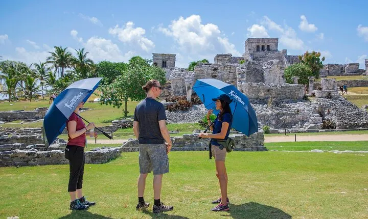 Tulum Guided Tour, Magical Cenote, Lagoon Snorkeling and Beachside Lunch