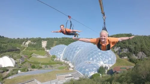 Cornwall: Eden Project Zip Wire Experience