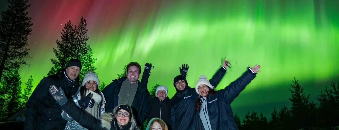Guaranteed northern lights expedition with photographer from Levi