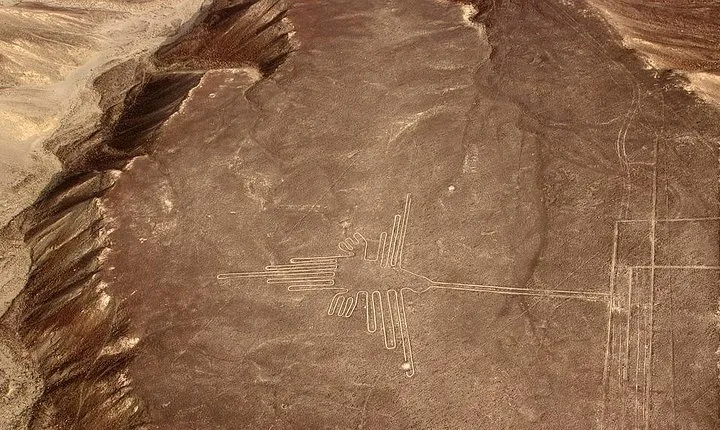 Nazca lines from Nazca airport
