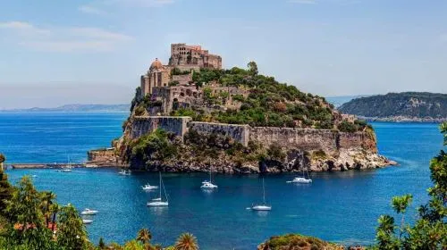 Boat Tour of the Island of Ischia + stop at Sant'Angelo