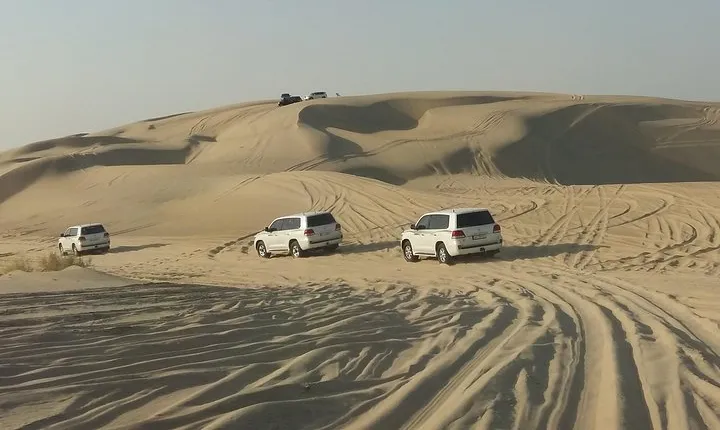 Qatar Gold Dune Safari, Dune Bashing,Camel Ride,Sand Boarding,Inland Sea Desert