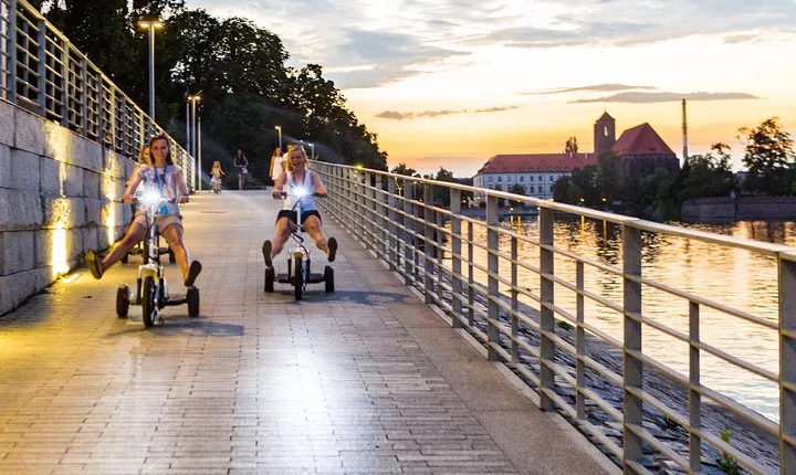 The Grand E-Scooter (3 wheeler) Tour of Wroclaw - everyday tour at 9:30 am