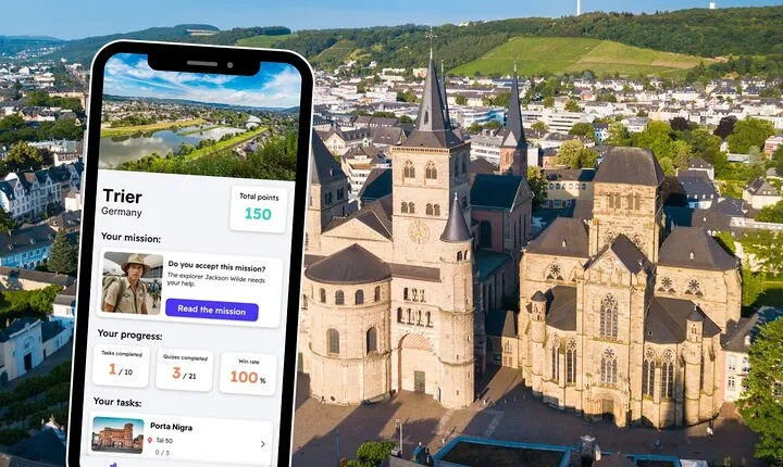 Trier Exploration Private Game and City Tour on your Phone