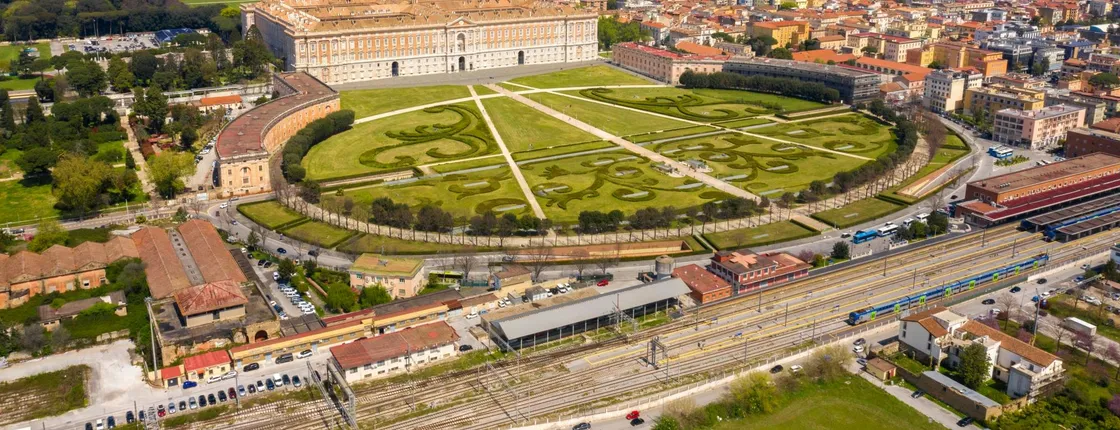 Private tour of Caserta Royal Palace with shuttle bus to English Gardens
