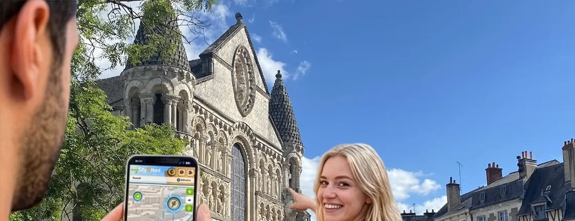 Self-guided digital scavenger hunt in Poitiers