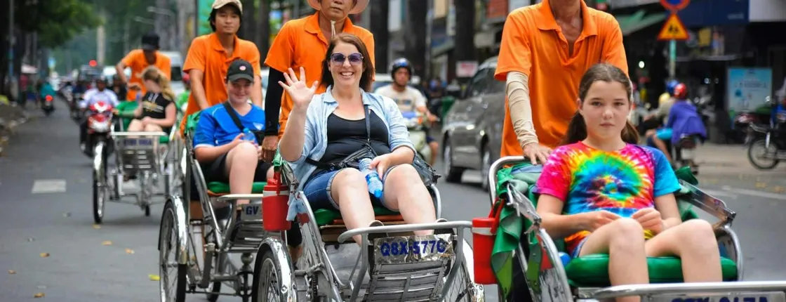 Full-day Ho Chi Minh sightseeing with cyclo ride tour