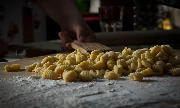 Homemade fresh pasta cooking class