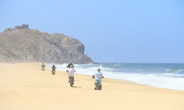 Electric Bike Beach Adventure with tequila tasting and lunch