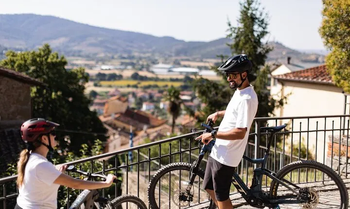 Cortona - Easy guided eBike tour around the Etruscan City.