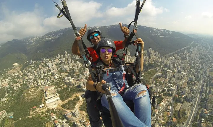 Paragliding Trip Over Lebanon - Jounieh Bay