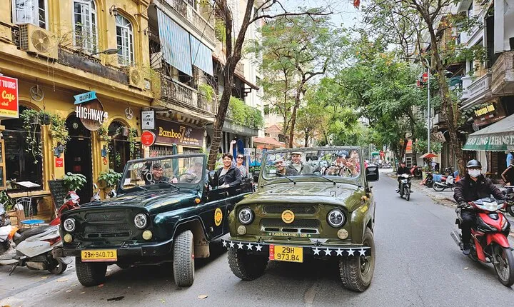 Hanoi Jeep Tours: Food+ Culture +Fun By Vietnam Army Legend Jeep