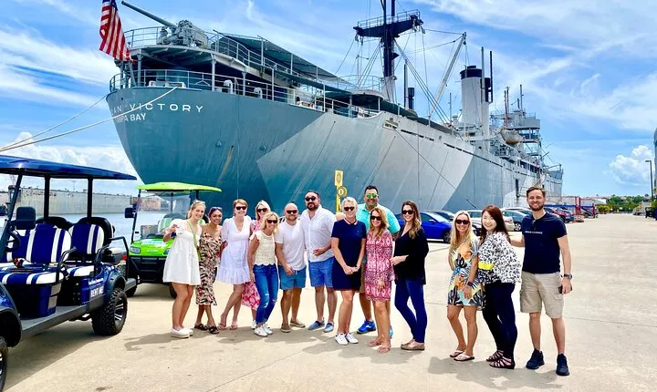 Guided Tampa Sightseeing Tour in a Deluxe Street Legal Golf Cart