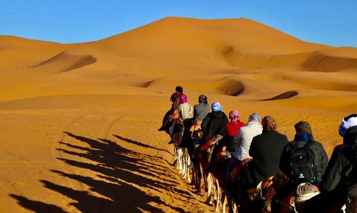 Camel Ride With Luxury Desert Camp And Night In Merzouga Dunes