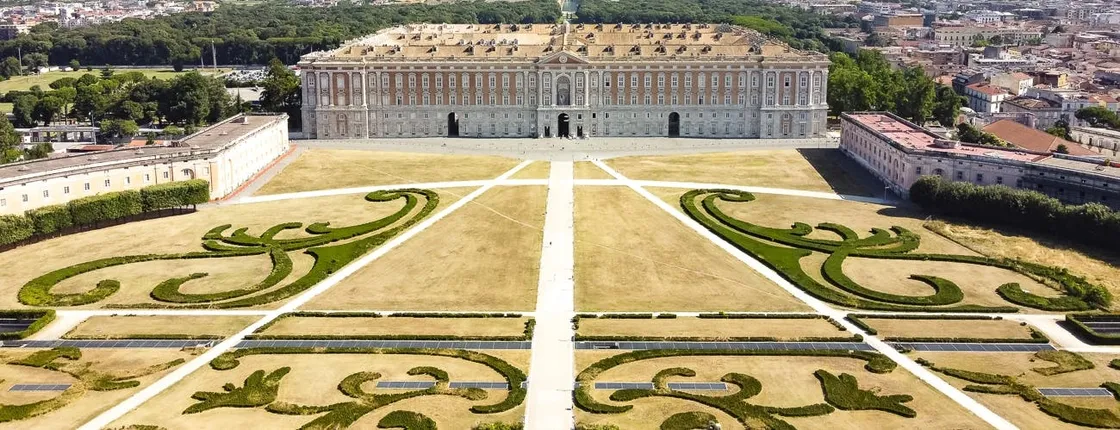 Small-group tour of Caserta Royal Palace with shuttle bus to English Gardens