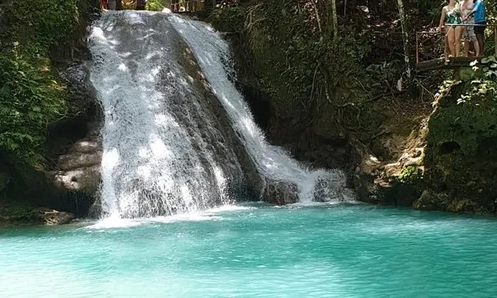 Blue Hole and Dunn's River Falls Private Tour from Montego Bay