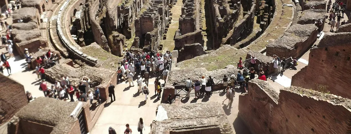 Rome Train Trip from Civitavecchia with Hop-On Hop-Off and Colosseo