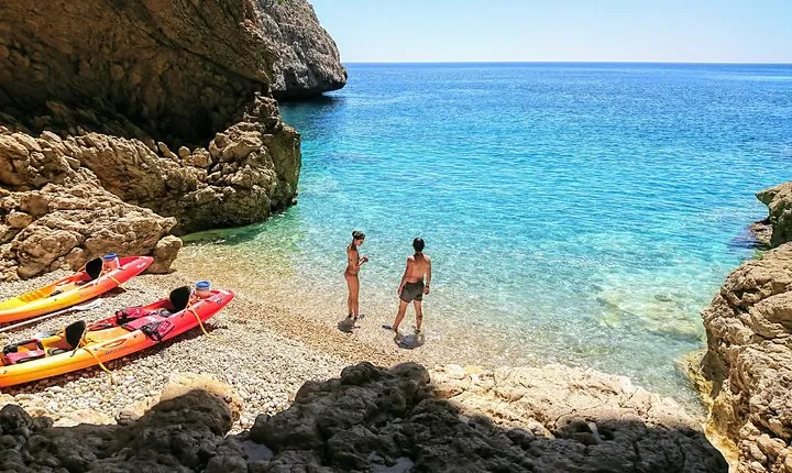 Uncharted Caves & Snorkelling Heaven: Cala Granadella Kayak Tour
