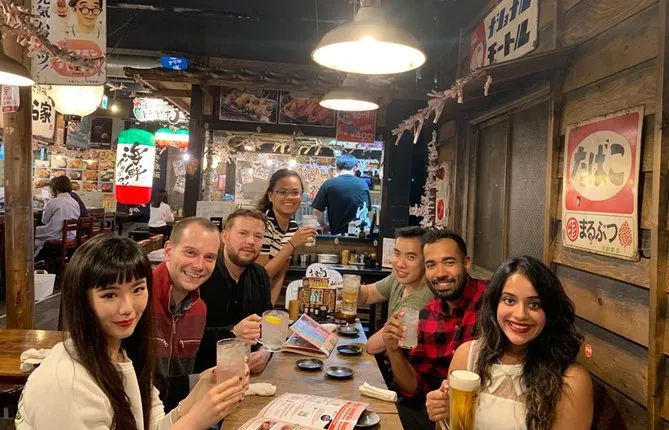 Osaka Bar Hopping Night Walking Tour in Namba
