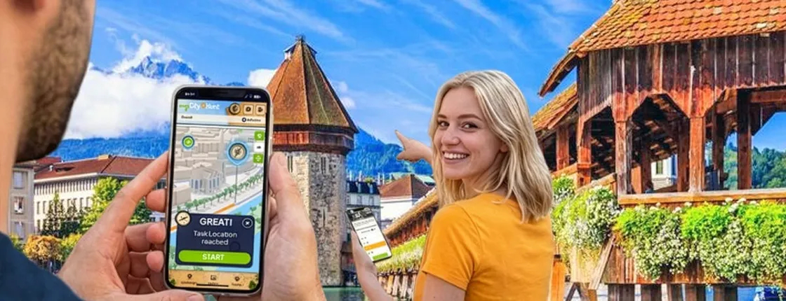 Self-guided digital scavenger hunt in Lucerne