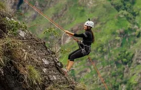 Abseiling in Ella