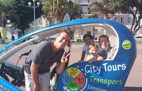 Nice : private guided Tour by electric bike taxi