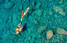 Costa Brava Day Adventure: Kayak, Snorkel & Cliff Jump with Lunch