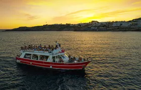 Boat Party at Sunset in the Waters of Salento with Drink