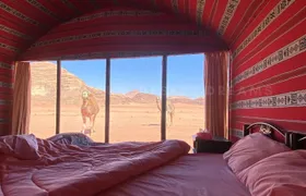 Wadi Rum Full Day Jeep Tour + Overnight & Dinner in Bedouin Camp