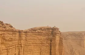 Edge of the World , with 4x4 vehicles and dinner