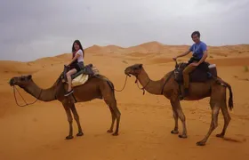 Luxurious Overnight in Merzouga Desert With AC, Jeep, Camel ride