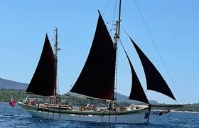 Sailing day trip on Tall Ship Andrea Jensen with Lunch and Wine
