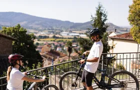 Cortona - Easy guided eBike tour around the Etruscan City.