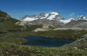Trekking in the park with lunch in a mountain hut