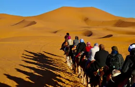 Camel Ride With Luxury Desert Camp And Night In Merzouga Dunes